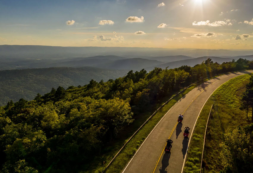 Talimena National Scenic Byway, Oklahoma, USA (Scenic Point) | USAvora